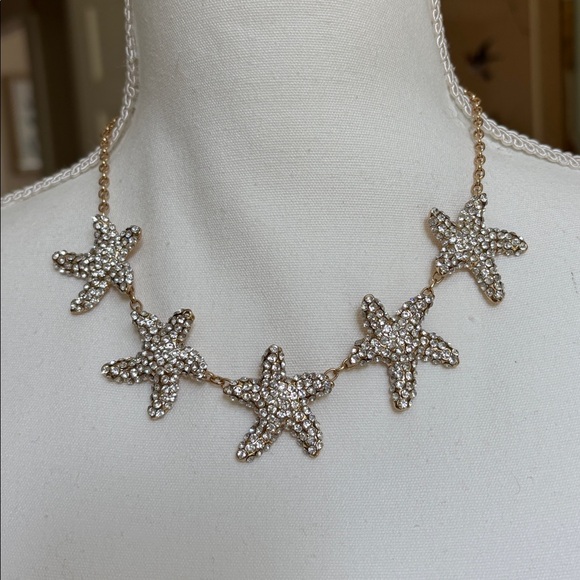 OKA b. Jewelry - Starfish Crystal Necklace